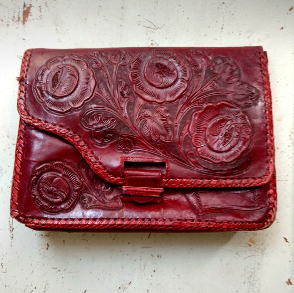 Vintage tooled purse